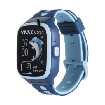 SmartWatch KIDS Vivax 4G MAGIC, Bluetooth 5.1, Rezistența la apă, Procesor ARM Cortex-R5, 64 GB, Albastru Magic - Img 3