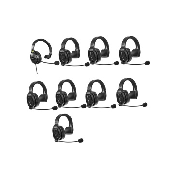 Solutie intercom completa Saramonic WiTalk WT9S9xbat, 9 pers, Full-Duplex 1.9GHz, single-ear - Img 2