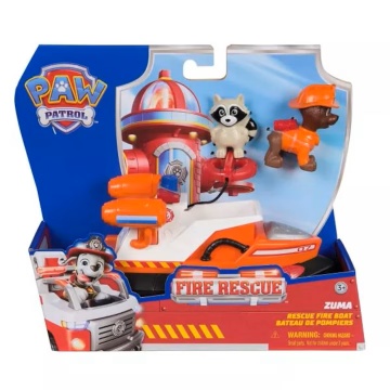 Spin Master - Rescue Fire Boat Paw Patrol Fire Rescue Zuma set cu figurina - Img 2