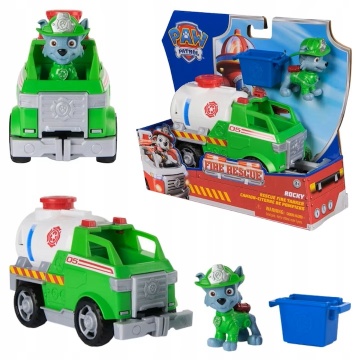 Spin Master - Rescue Fire Tanker Paw Patrol Fire Rescue Rocky set cu figurina - Img 2