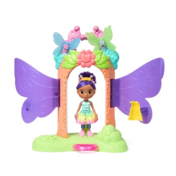 Spin Master - Set de joaca Gabbys Dollhouse Fairylandia cu figurina, aripi detasabile, accesorii interschimbabile - Img 4