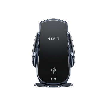 Suport auto cu incarcare wireless HAVIT W 3034, 15 W, Negru - Img 2