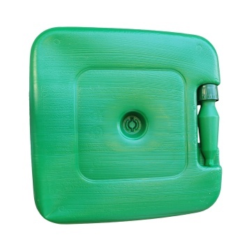 Suport umbrela terasa, plastic, 47 x 47 cm, H 15 cm, verde - Img 4