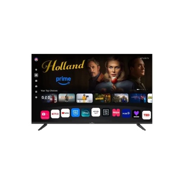 Televizor QLED SmartTech 43QH02V, 108 cm, Clasa F, 4K Ultra HD, Negru