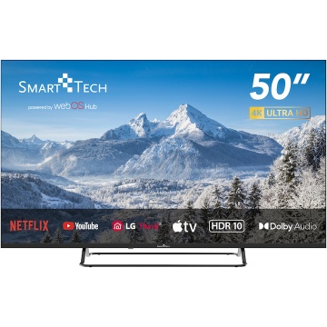 Televizor SmartTech LED 50UW02V, 126 cm, Smart WebOS, 4K Ultra HD, Clasa E