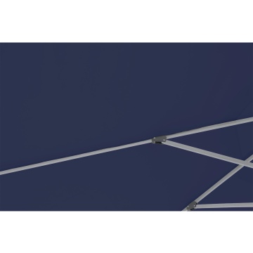 Umbrela terasa, aluminiu/poliester, Ø 394 cm, H 285 cm, albastru - Img 8