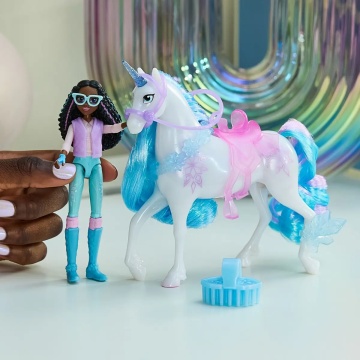 Unicorn Academy - Set de joacă Layla & Glacier Puterea prieteniei, Multicolor, 4 ani+ - Img 2