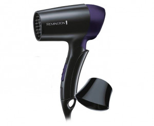 Uscator de par pentru voiaj Remington D2400, 1400 W, Negru-Albastru - Img 1