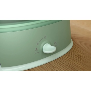 Aparat de calcat vertical cu picior Philips STE1010/70, picior ajustabil pe inaltime, putere 1600W (240V), 2 setari pentru abur, debit abur 35g/min, manusa, capacitate rezervor 1.8L, verde - Img 7