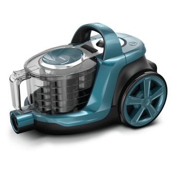 Aspirator fara sac Samus Tornado, 800 W, Recipient 3 L, Filtru HEPA lavabil, Sistem Cyclone, Turcoaz - Img 4