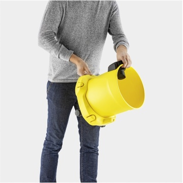 Aspirator umed-uscat Karcher WD 3 V-17/4/20, 1000 W, recipient 17 l, furtun 2 m, functie de suflare, filtru cartus, sac de filtrare, Galben/Negru - Img 10