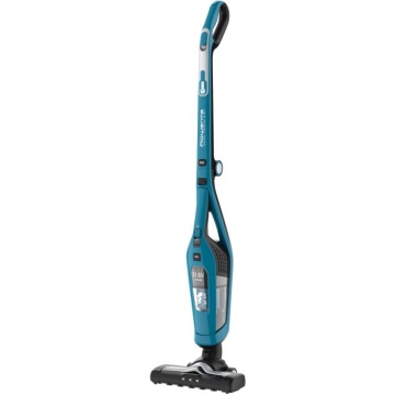 Aspirator vertical fara fir 2 in 1 Dual Force Cyclonic Rowenta RH6751WO, 48W, 21.6 V, 2 viteze, autonomie 75 min, recipient 0.6 l, albastru/negru - Img 2