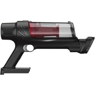 Aspirator vertical fara fir Rowenta X-Pert 7.60 RH6A73WO, 140W, autonomie 45 minute, filtrare 99%, recipient praf 0.44 L, perie cu LED, statie de incarcare cu suport accesorii, rosu & negru - Img 4
