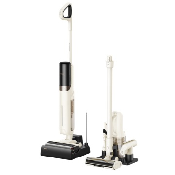 Aspirator vertical si mop MOVA K30 Mix, 600 ml, LED, 18000Pa, Alb - Img 11