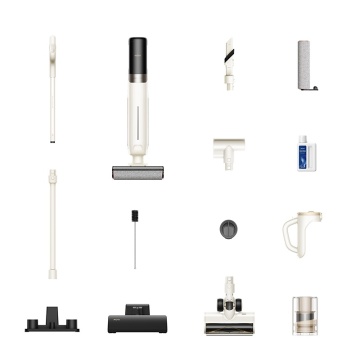 Aspirator vertical si mop MOVA K30 Mix, 600 ml, LED, 18000Pa, Alb - Img 21