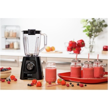Blender Tefal BlendForce 2 BL420838, 600 W, 2 viteze, Cutit cu 4 lame, Functie de maruntire gheata, Negru - Img 7