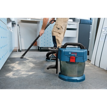 Bosch GAS 18V-10 L Premium (Solo) Aspirator 18V fara acumulator in set, 10L, 115mbari, umed si uscat + Set 4 roti - Img 2