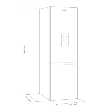 Combina frigorifica Samus SCX344ED - Img 3