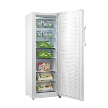Congelator vertical VIVAX VF-238EDNF W, 238L, Full No Frost, Clasa E, Termostat Digital reglabil, Usa reversibila, Super cool, Super freeze, 7 cutii depozitare, H 142 cm, Alb - Img 3