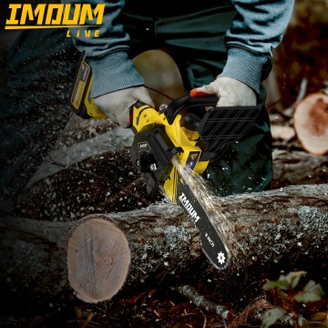 Drujba cu acumulator 8 inch, motor electric fara perii, 21V, 2 acumulatori 3.0Ah, Imoum Live - Img 9