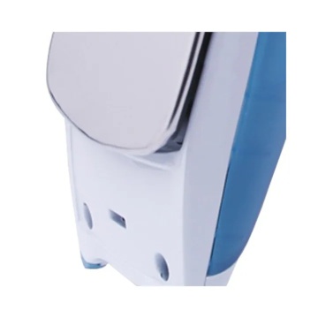 Fier de calcat de voiaj Russell Hobbs 22470-56 Steam Glide, dual voltage 110-240V, talpa inox, abur variabil, Alb/Albastru - Img 3