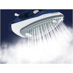 Fier de calcat Tefal Express Steam FV2838E0, 2400W, jet de abur 180 g/min, abur variabil 0-40 g/min, 270 ml, functie anticalcar, alb/albastru - Img 6