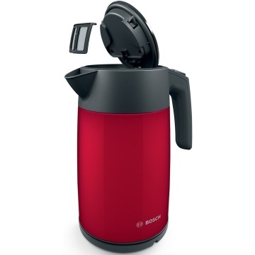 Fierbator apa Bosch TWK7L464, 2400 W, 1,7 L, 220-240 V, indicator pentru numarul de cesti, oprire automata, rosu/antracit - Img 10