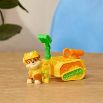 Figurina cu accesorii, Paw Patrol the Dino Movie, Rubble - Img 3
