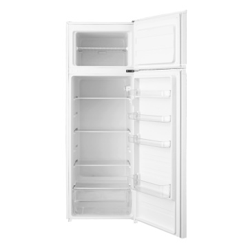 Frigider cu doua usi VIVAX DD-235E W, 235L, Clasa E, Termostat reglabil, Iluminare LED, Usi reversibile, Suprafata painted metal, 4 Rafturi de Sticla securizata, H 160 cm, Alb - Img 4