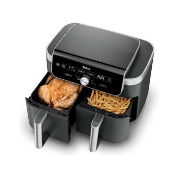 Friteuza dubla cu aer cald Ninja XL9.5L, 2 x cosuri - Img 7