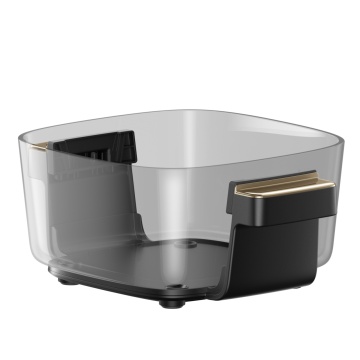Friteuza Mova AF20 Pro, Putere 1700W, Temperatură 40°C - 185°C, Două boluri de sticla 2.5 l și 4l, Motor Brushless, Afisaj LCD, Control tactil, 8 Programe, Negru - Img 8