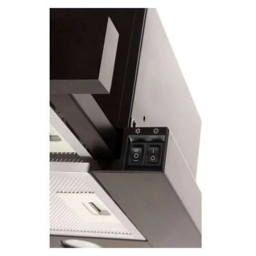 Hota Telescopica Incorporabila Tornado Storm 1200 (60), 1 motor, latime 60 cm, 3 viteze, absorbtie 1200 m3/ora, Negru