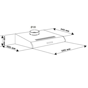 Hota Traditionala Tornado BIZA 10 (60), 1 motor, latime 60 cm, 3 viteze, absorbtie 500 m3/ora, Inox - Img 4