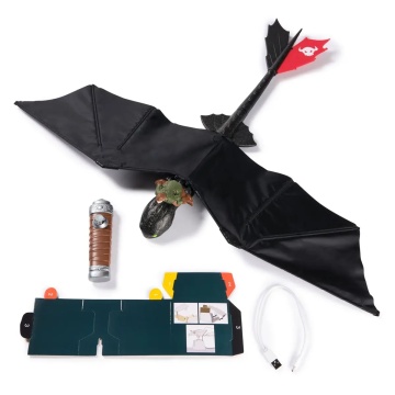 How to Train Your Dragon – Dragon zburător teleghidat bazat pe filmul "How To Train Your Dragon 2025", Negru, 4 ani+ - Img 4
