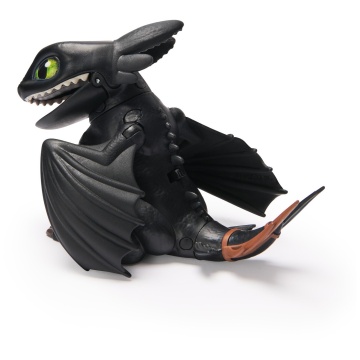 How To Train Your Dragon 2025 - Figurina Roaring Minis Toothless, Negru, 4 ani+ - Img 5