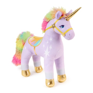 Jucarie de plus Unicorn Academy - Unicornul Wildstar, cu lumini, 38 cm - Img 2