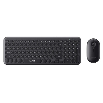 Kit tastatura si mouse office HAVIT KB254GCM, Wireless 2.4 GHz, US layout, Negru - Img 4