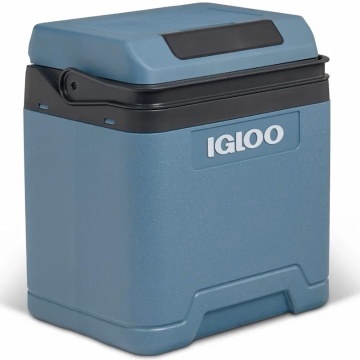 Ladă frigorifică electrică Igloo IE24, 24L, 12V/220V, răcire până la -20°C față de ambient, ventilator dublu, mod Eco, albastru - Img 2