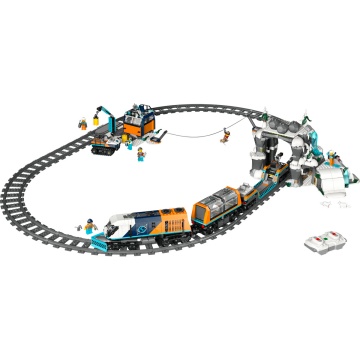 LEGO® City - Trenul expres al exploratorilor spre Polul Arctic 60470, 1517 piese - Img 9