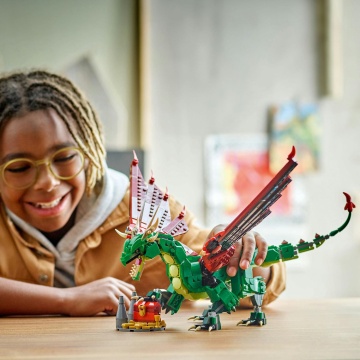LEGO® Creator 3 in 1 - Dragon medieval 31161, 715 piese - Img 3