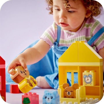 LEGO® DUPLO® - Rutine zilnice: mesele si somnul 10414, 28 piese - Img 7