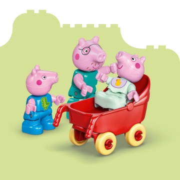 LEGO® DUPLO Peppa Pig - Casa de familie 10467, 84 piese - Img 5