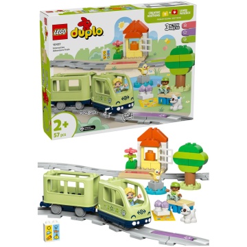 LEGO® DUPLO - Tren de aventura interactiv 10427, 57 piese