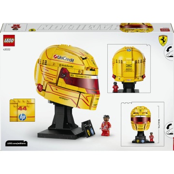 LEGO® Editions - Casca lui Lewis Hamilton Scuderia Ferrari HP 43022, 1884 piese - Img 10