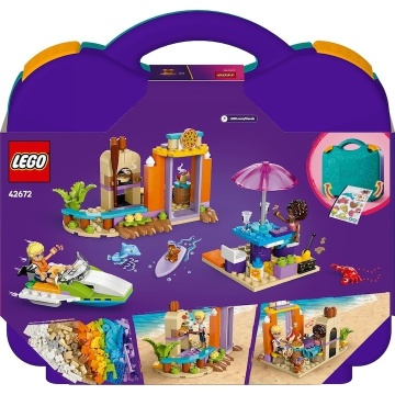 LEGO® Friends - Valiza creativa de plaja si calatorie 42672, 188 piese - Img 10
