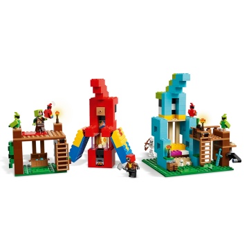 LEGO® Minecraft – The Parrot Houses 21282, 535 Piese, 8 ani+ - Img 7