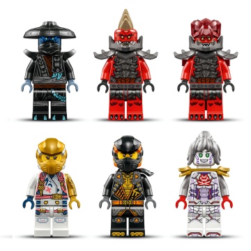 LEGO® Ninjago™ - Ultrarobotul combinat al lui Zane 71834, 1187 piese - Img 8