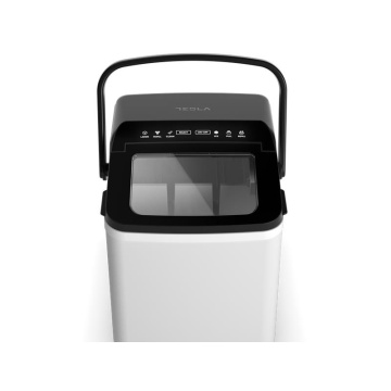 Masina de facut cuburi de gheata Tesla IM320WB1.2L, 150W, cub S/L, display LED, Alb/negru