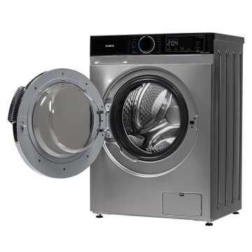 Masina de spalat rufe Samus WSADI-10149DS, 10 kg, 1350 rpm, Clasa A, Motor Inverter, Abur, Gri inchis - Img 3