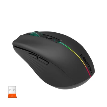 Mouse office wireless Meetion BTM002, Negru - Img 2